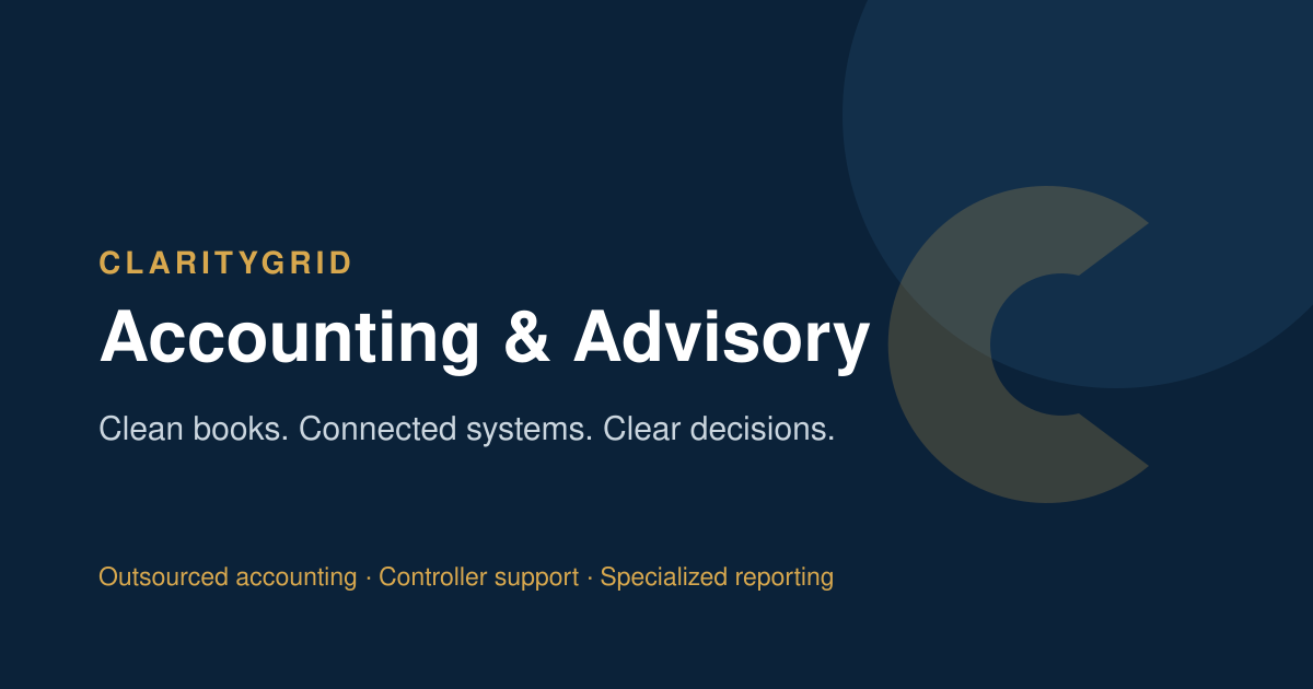 QuickBooks & Accounting Systems Implementation | ClarityGrid